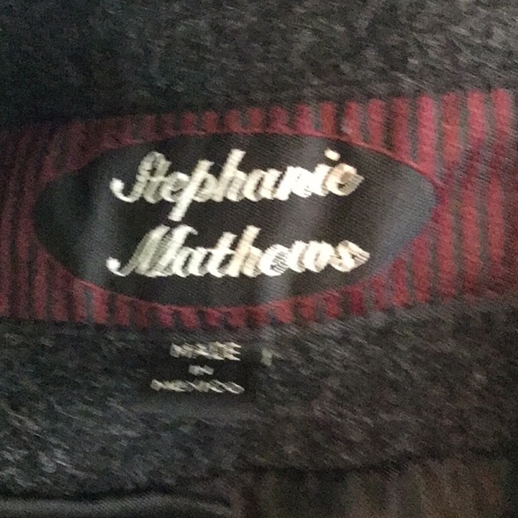 ♥️Stephanie Mathews 100% wool long coat size 8 missy used excellent condition, - Picture 3 of 8
